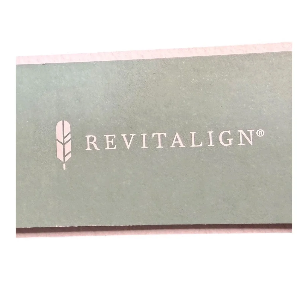 NWT Revitalign Peacoat Blue Andover Baja Sandal Leather Wedge Womens 6B‎